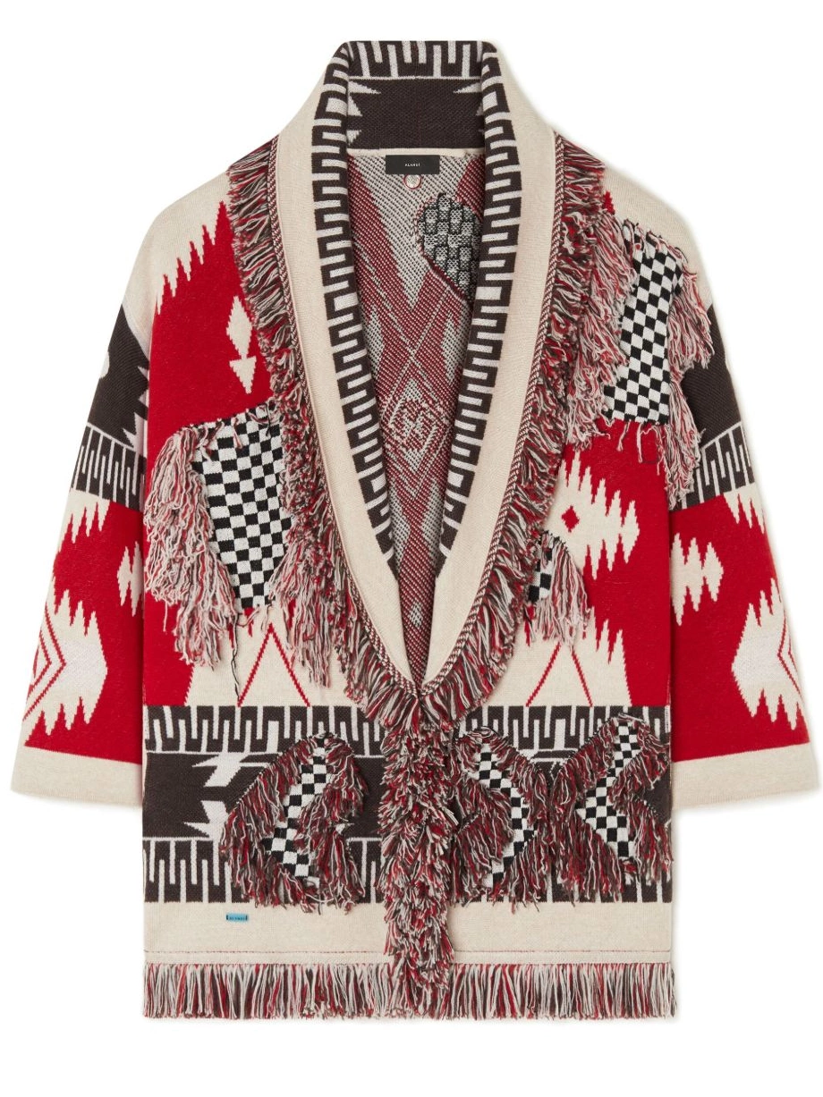 Affordable Alanui Racing Women Icon cardigan wool 0813